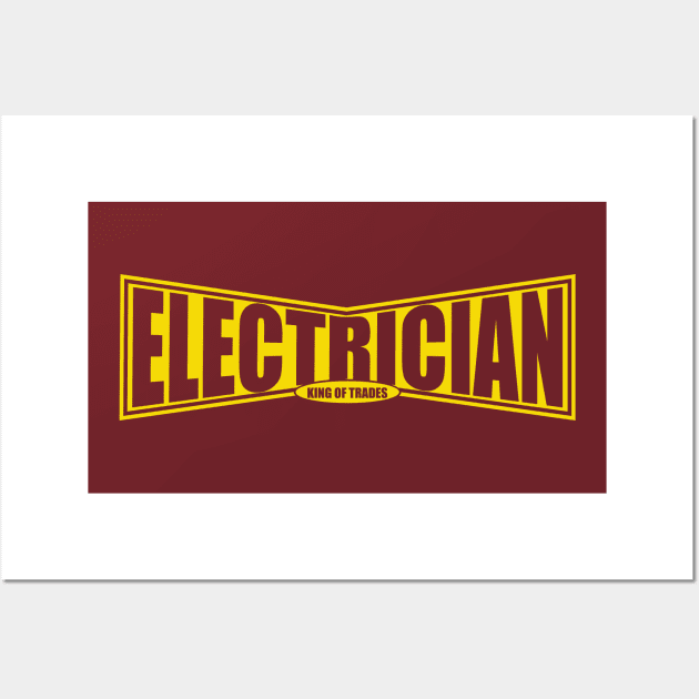 electrician Wall Art by dishcubung